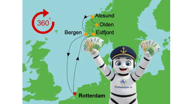 8 DAAGSE CRUISE MET VERTREK UIT ROTTERDAM IN 3D